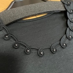 里麻黒八分袖新品の画像