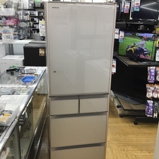 #H-40【ご来店頂ける方限定】HITACHIの5ドア冷凍冷蔵庫です