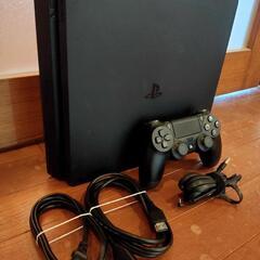 【売ります】PlayStation4 CUH-2100A おまけ（テレビ付けます）