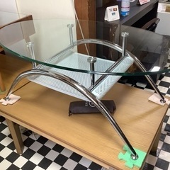 【リサイクルサービス八光　田上店　配達・設置OK】楕円形　ガラス...