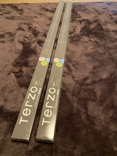 TERZO スチールバー  120cm 4本セット (エンドキャップ付き)