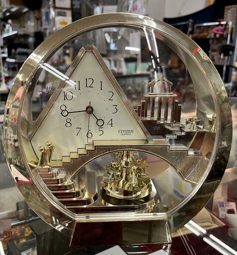 CITIZEN/シチズン 置時計 ゴールド 4R6573【ユーズドユーズ名古屋天白店】 J2004