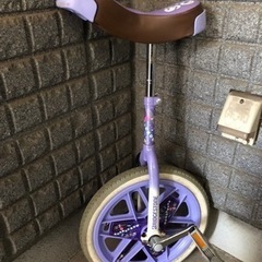 一輪車　ブリヂストン　パープルの画像