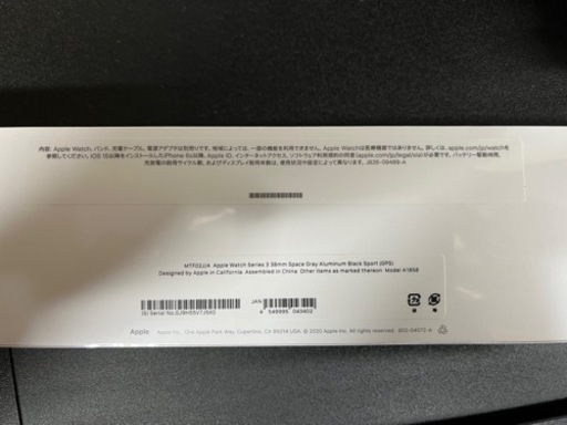Mac Apple Watch series3 38mm