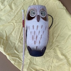 信楽焼き　フクロウランプ　1