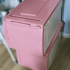 【お取引中】スタックボックス　2個セット