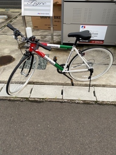 【仙台駅近】美品　クロスバイク 26インチ 700C シマノ 6段 変速 自転車 初心者 女性 男性