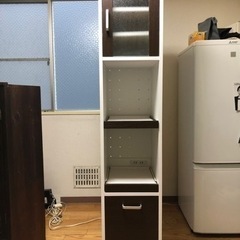 【売却済】[幅32.5] 食器棚 デッドスペースにおけるスリム ...