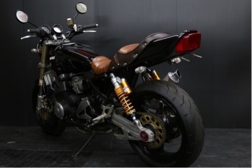 SOLD OUT！カスタム車両！車検2年付ゼファー400倒立フォーク スイングアーム ホイール オイルクーラー 絶版希少パーツ多数！C2ゼファー 400FX Z2