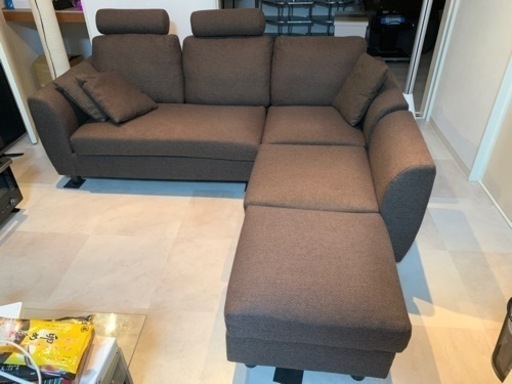 ロウヤ(LOWYA)　カウチソファ(コーナーソファ)