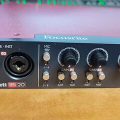 【オーディオインターフェース】Focusrite Scarlett 18i20 G1の画像