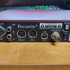 【オーディオインターフェース】Focusrite Scarlett 18i20 G1の画像