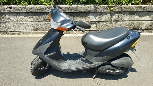 実動 スズキ レッツ2（CA1PA）2スト　原付スクーター ブラック