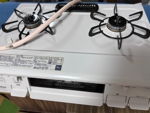パロマ　ガステーブル　都市ガス用　左火力大