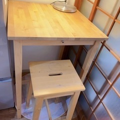 Ikea バーテーブルセットNorraker の画像