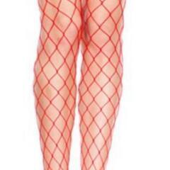 【未使用】赤い網タイツ　クリスマス　仮装　４種類の画像