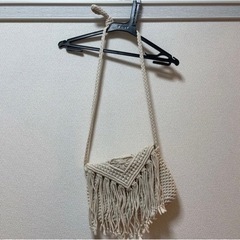 ショルダーバッグ　ANAP マクラメ
