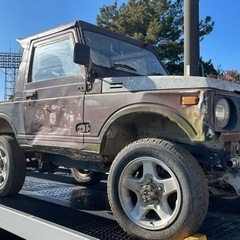  suzuki jimmy 幌JA11C改　リーフ•シャックル
