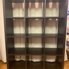IKEA カラックスシェルフユニット ブラックブラウン 