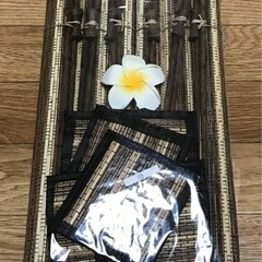 アジアン雑貨　バンブーランチョンマット