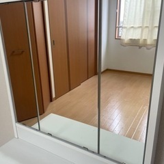 ドレッサー 美品 ホワイト 元値半額以下にての画像