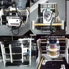 <最終値下げ！小型CNCルーター+レーザープリンターの複合機＋PC付き一式（中古動作品）＞の画像