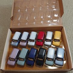 【配送可】スズキ 1/42 ラパン ミニカー 箱入り12台セットの画像