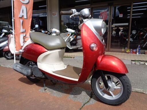 NO.4401　ビーノ（ＶＩＮＯ）　水冷４サイクルエンジン　レッド＆ホワイト　☆彡