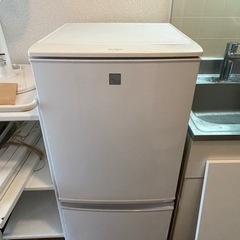【取りに来てくださる方限定】SHARP 冷蔵庫 SJ14E3KPの画像