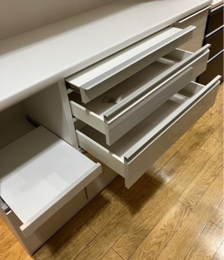 ⭐️人気⭐️松田家具 2面レンジボード ハイカウンター ハイグロス