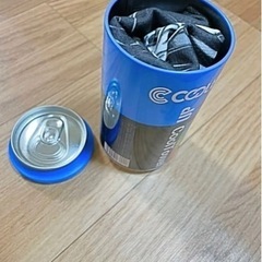 新品　冷却タオル　スポーツタオル　缶ケース付きの画像
