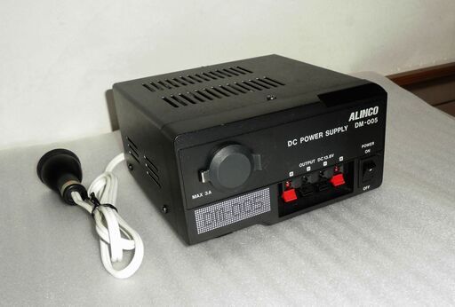 ★ALINCO DM-005 直流安定化電源　100v＞12v