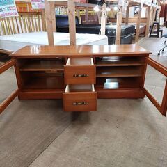 横浜ダニエル　引出付ローボード　クラシック家具　【愛品倶楽部柏店】の画像