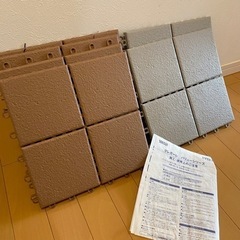 受渡し決まりました！【新品】バルコニーマット（敷物）6枚の画像