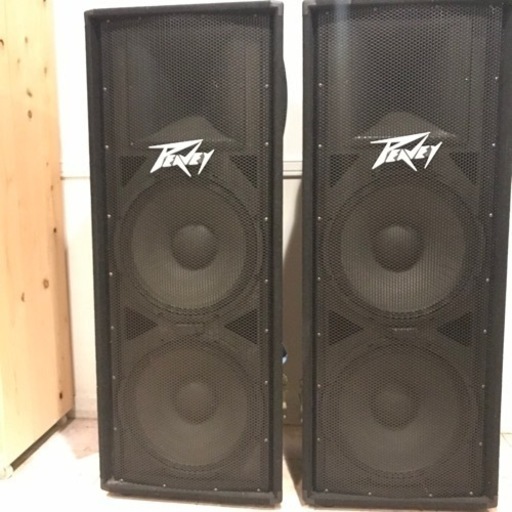 お引き渡し完了しました■PEAVEY/ピーヴィー■PA用ラウドスピーカー■PV215■2台セット■1400Wの大出力です。