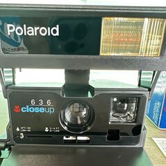 Polaroid ポラロイドカメラ Close up 636 クローズアップレンズ付き インスタントカメラ  インスタントカメラ 箱、取説付き 昭和レトロ  /  AJ-0310-T1 の画像
