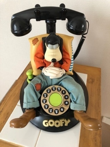 レア！アメリカ限定 GOOFY グーフィー 電話機 ヴィンテージ ディズニー