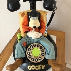 レア！アメリカ限定 GOOFY グーフィー 電話機 ヴィンテージ ディズニー