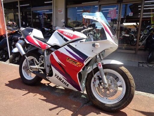 NO.4420　ＴＺＭ５０Ｒ　水冷２サイクル７．２馬力エンジン　６速ギヤ　セル付き　レッド＆ホワイト　☆彡