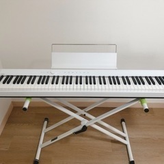 CASIO Privia PX-760 ホワイト 電子ピアノ 電子ピアノ CASIO PX-760WE 2017年製 中古 椅子付き ホワイト