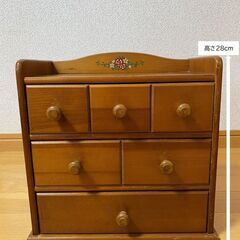 小物やアクセサリーなど、小さい物の収納に。