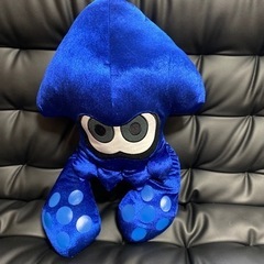 【配送OK】ぬいぐるみ　スプラトゥーン　イカ　青