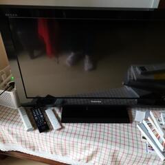 TOSHIBA REGZA 32型テレビ 純正リモコン アンテナ...