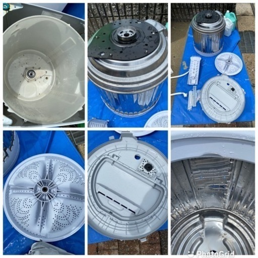 お薦め品‼️分解洗浄済み‼️シャープ洗濯乾燥機5.5/3.5kg 2019年