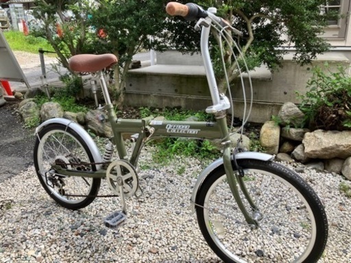 374、折りたたみ自転車20インチ(リアサス、変速付き)