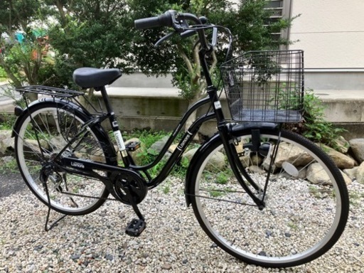 371、ママチャリ26インチ（ブラック）