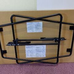 天然木折りたたみテーブル 120 の画像