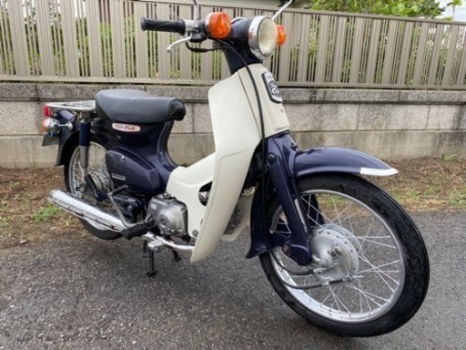 ☆スーパーカブ90.自賠責令和8年5月まで付☆シート・プラグ・レッグシールドなど新品交換で快調です☆純正90ccエンジン！！