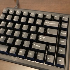 英語配列 分離型 メカニカルキーボードの画像