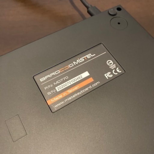 英語配列 分離型 メカニカルキーボード